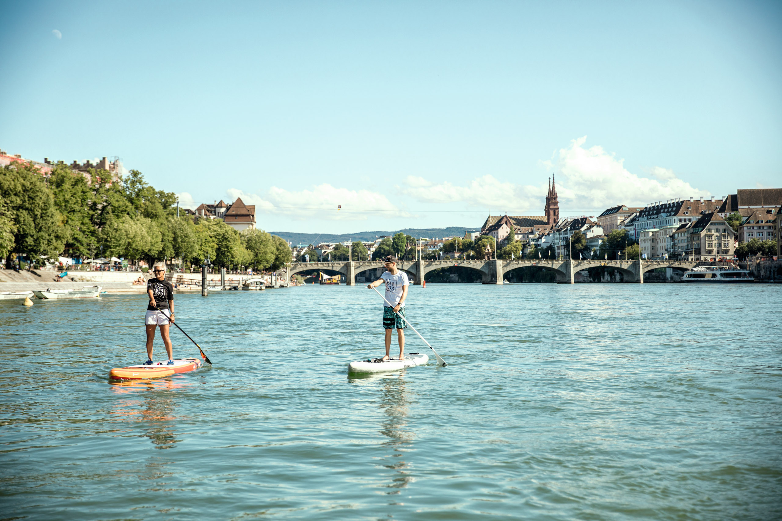 Switzerland Luxury Hotel ST 3X2 Stand Up Paddling On The Rhine In Basel 54844