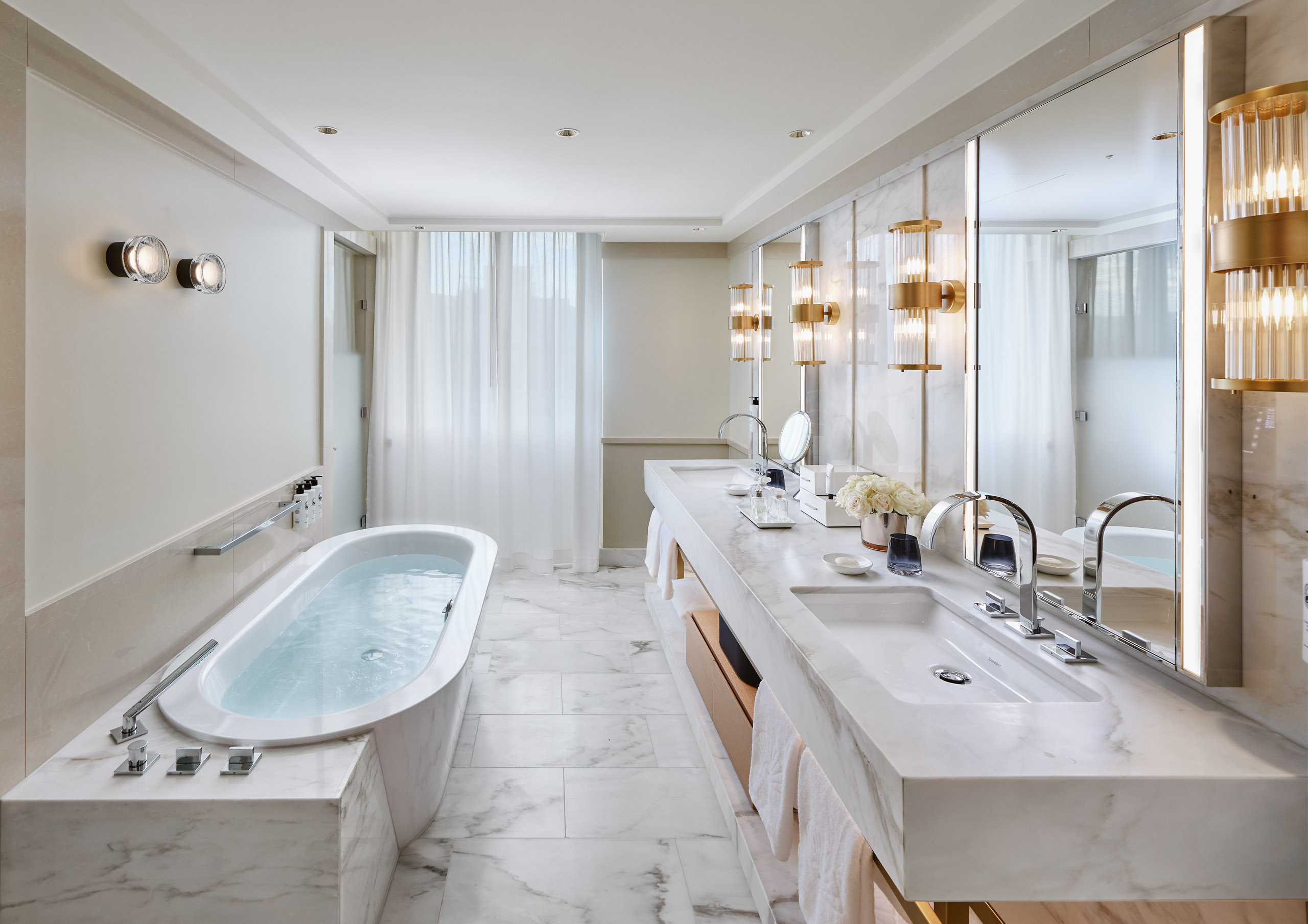 Swiss Deluxe Hotels Mandarin Oriental Savoy Zurich Zurich Suites Baursuite Bathroom