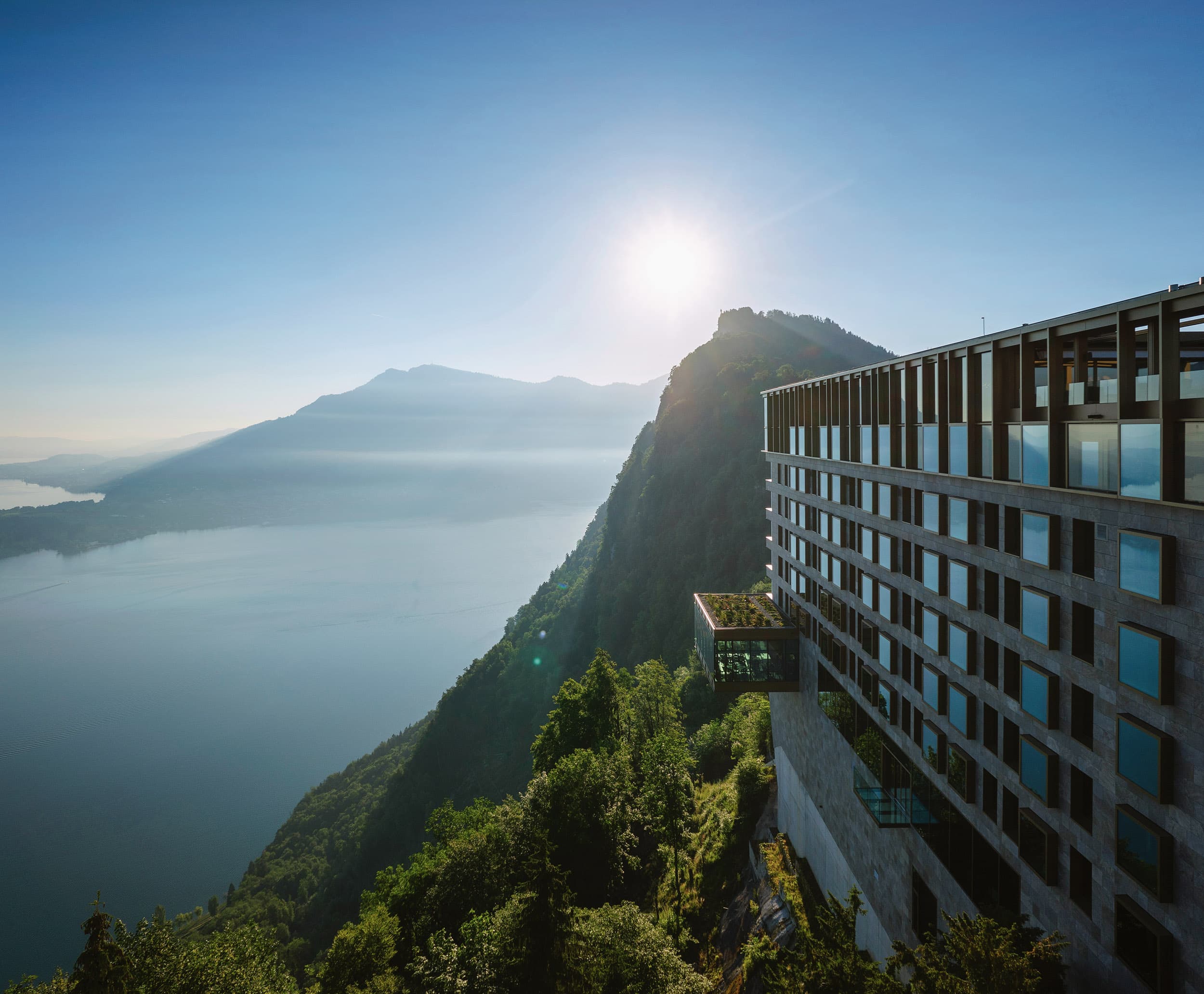 Swiss Deluxe Hotels Buergenstock Resort Lake Lucerne Bürgenstock Hotel & Alpine Spa The Contemporary Exterior1