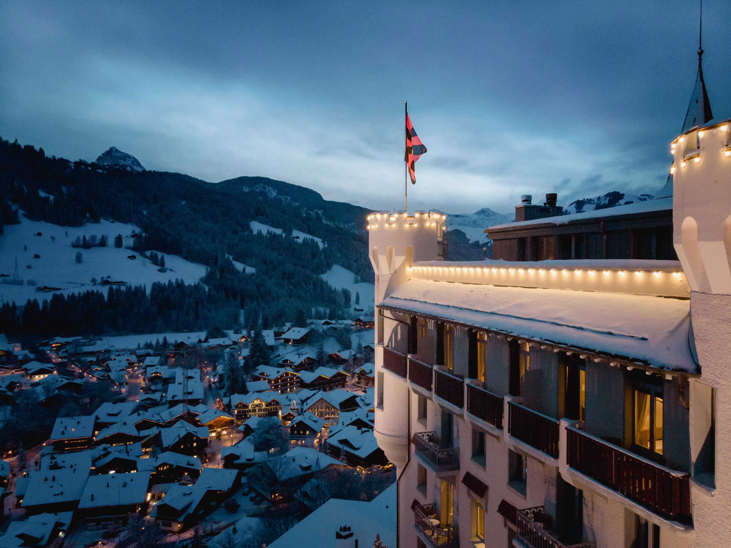 Gstaad Palace Hotel Gstaad View