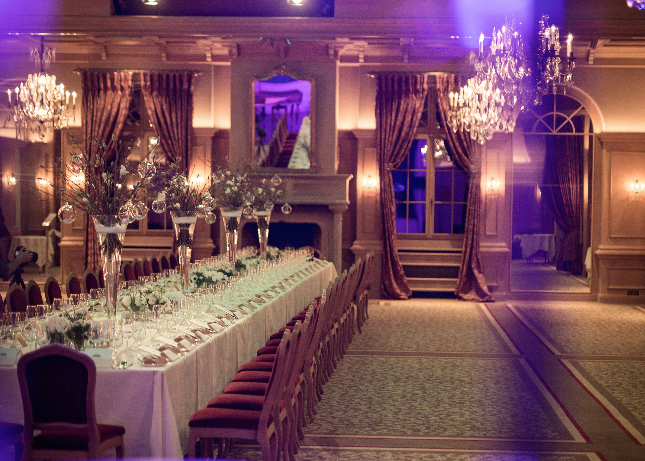Gstaad Palace Hotel Salle Baccarat Event