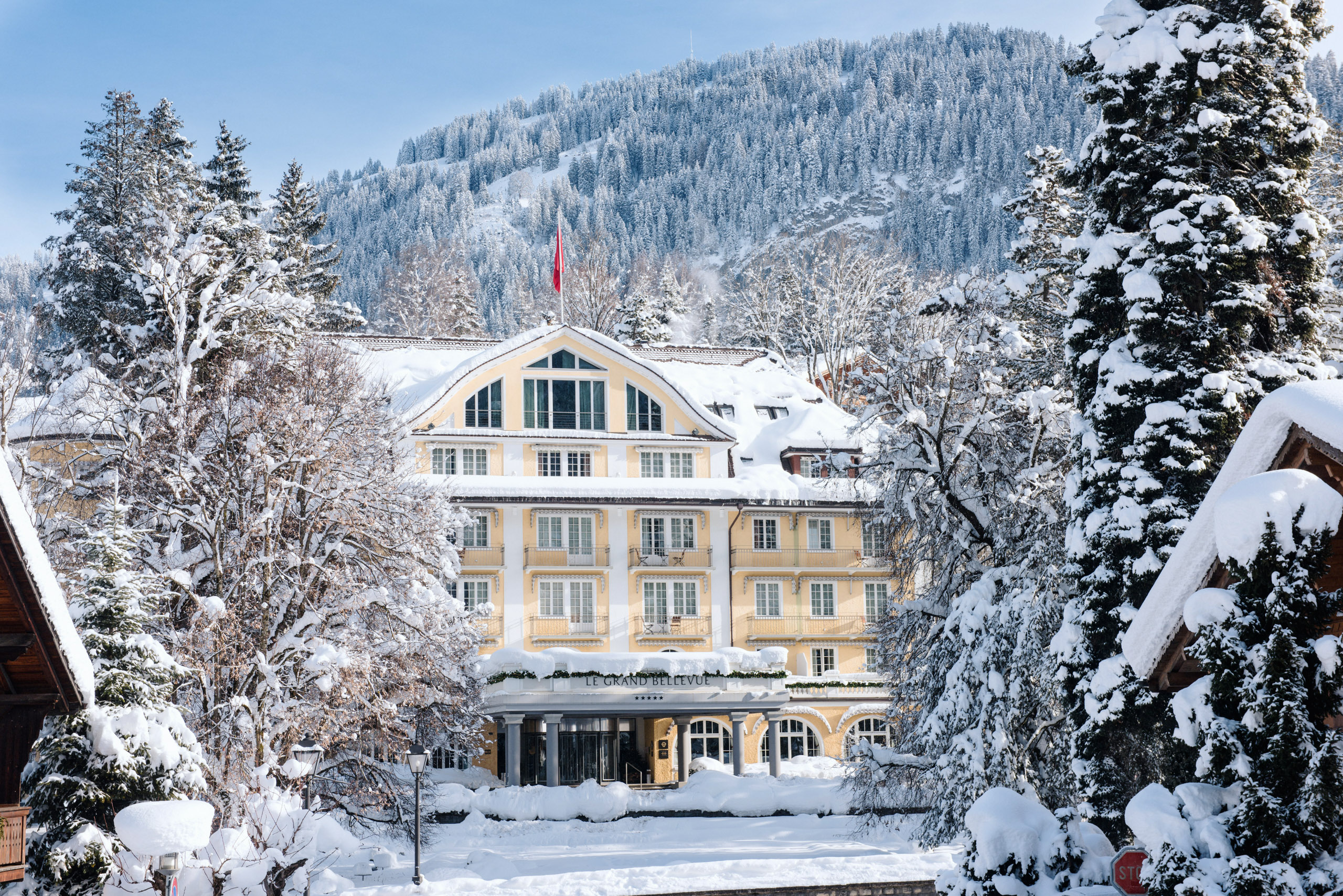 Le Grand Bellevue Hotel Gstaad Winter Wonderland