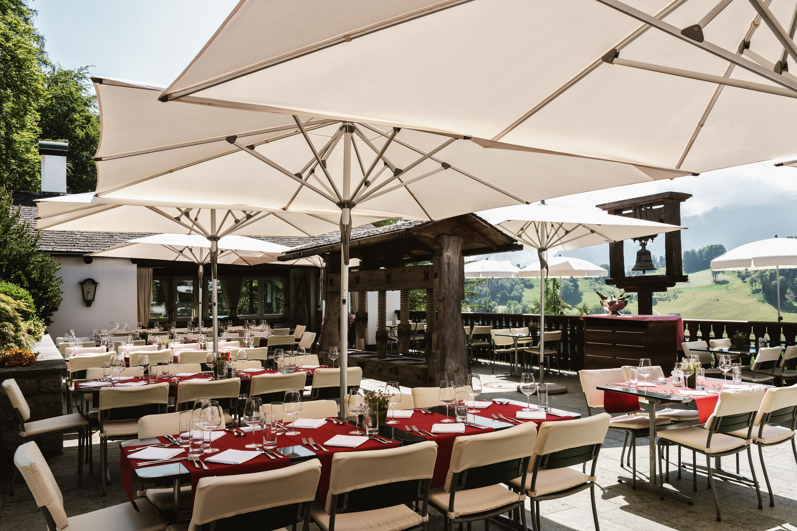 Swiss Deluxe Hotels Buergenstock Resort Lake Lucerne Taverne 1879 Terrace