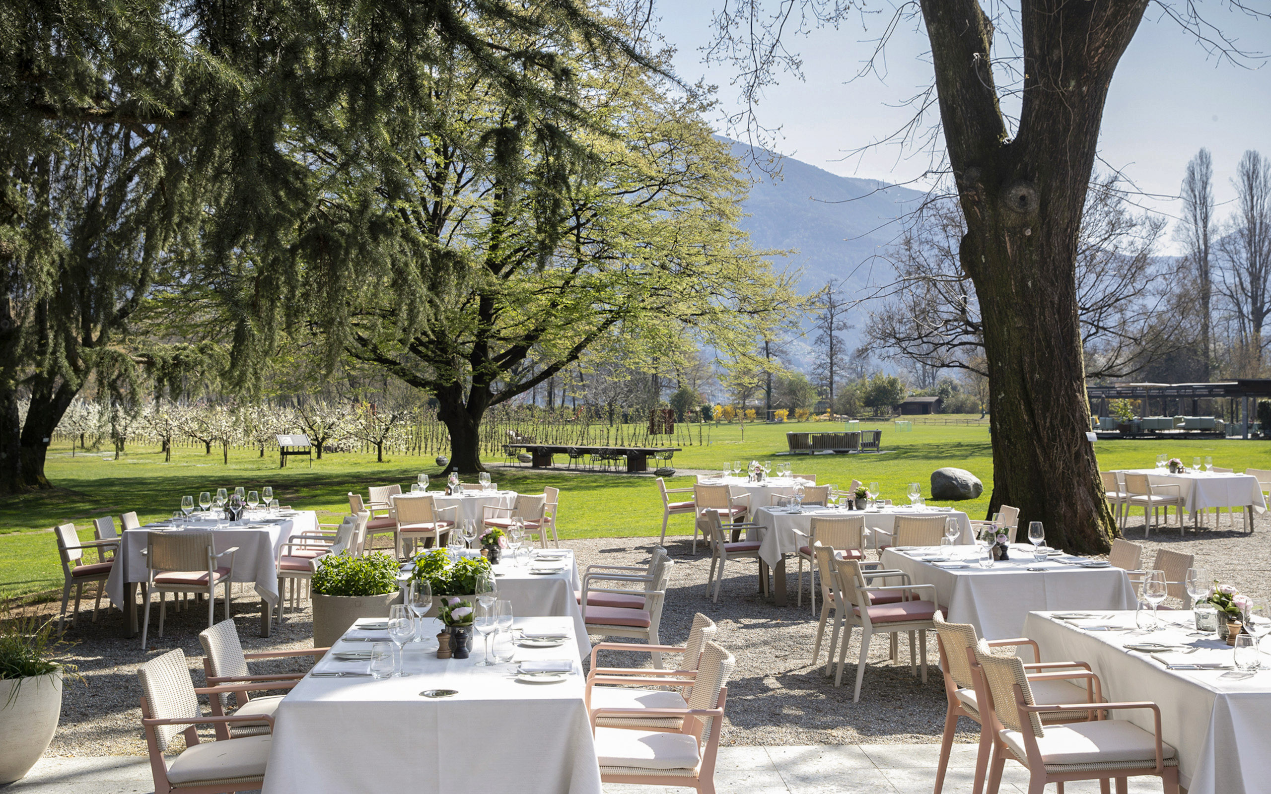 Castello Del Sole Hotel Ascona Terrace Restaurant Tre Stagioni