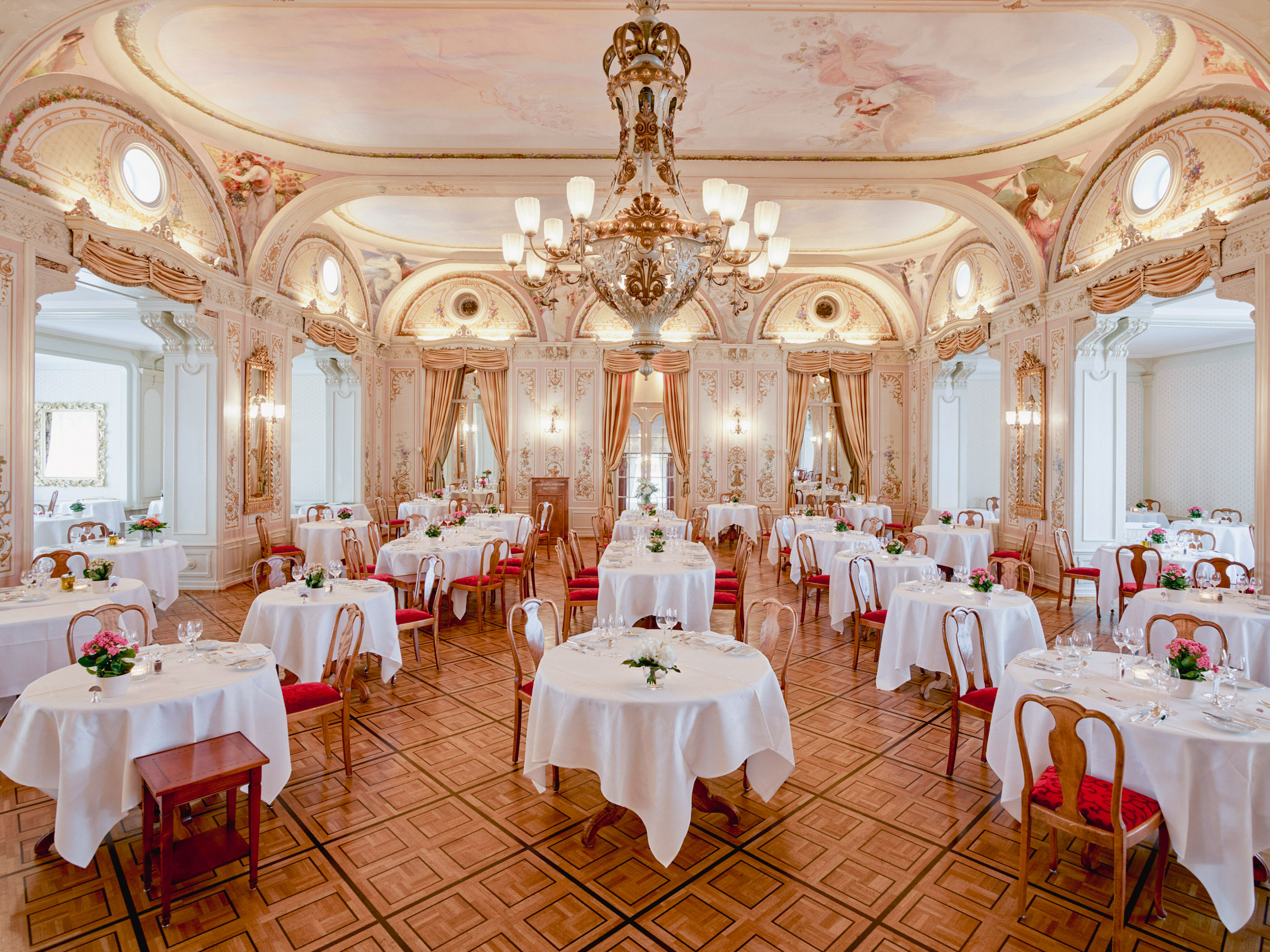 Grand Hotel Kronenhof Pontresina Grand Restaurant