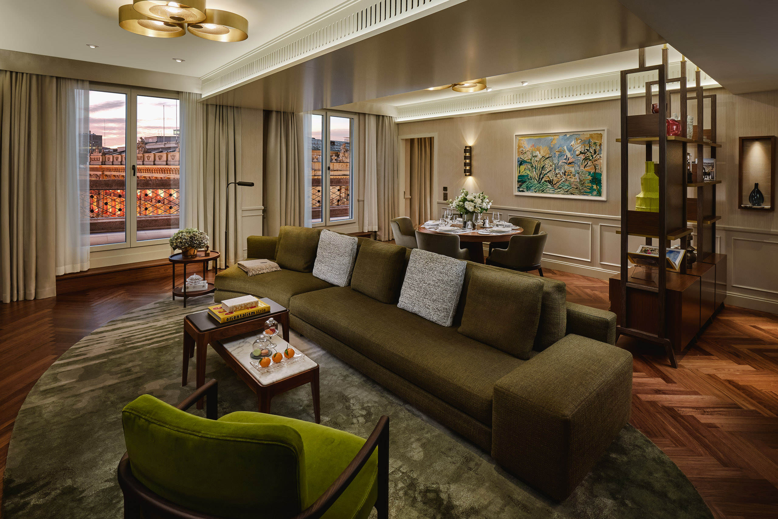 Swiss Deluxe Hotels Mandarin Oriental Savoy Zurich Paradeplatz Suite Living