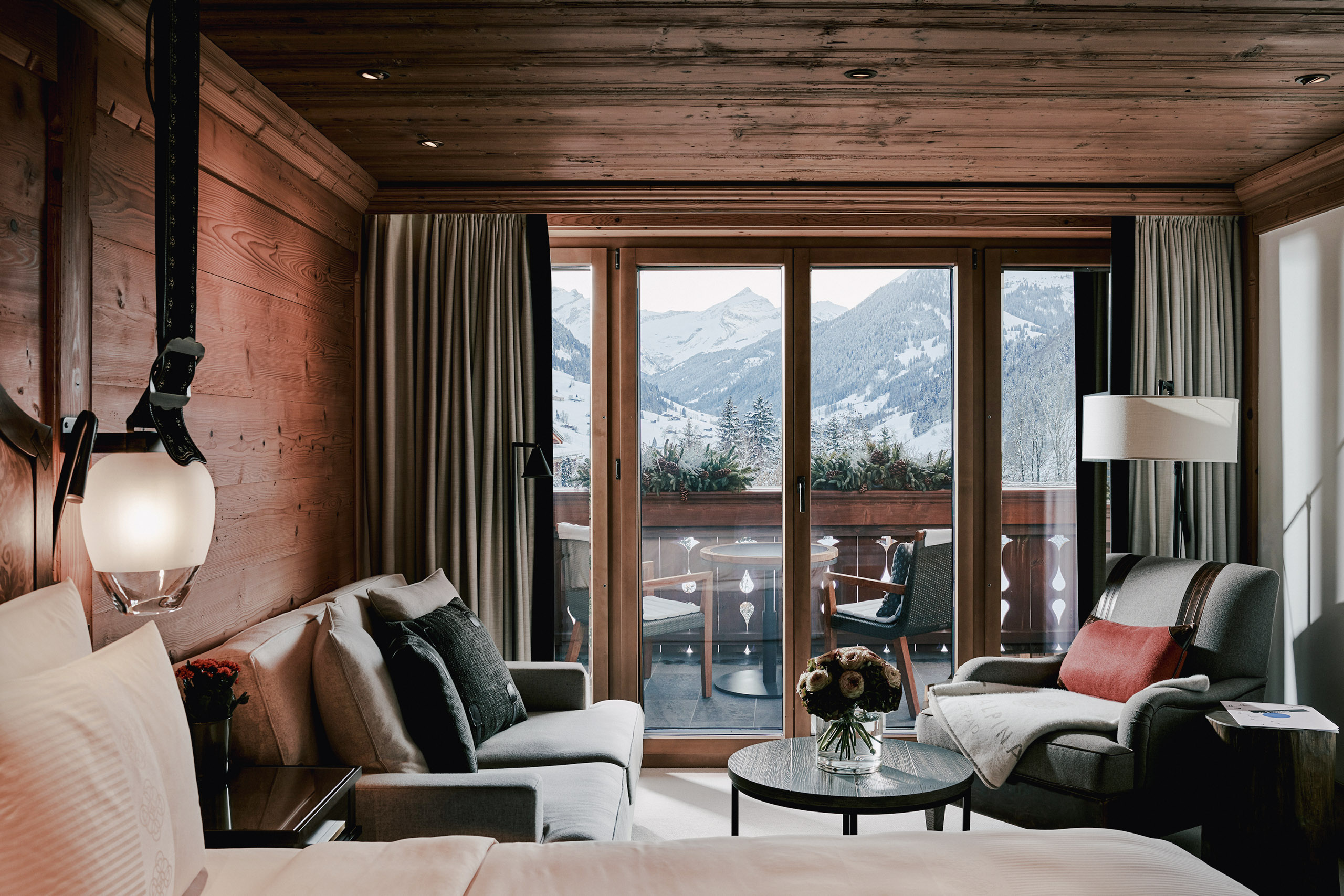 The Alpina Gstaad Hotel Deluxe Rooms With Balcony