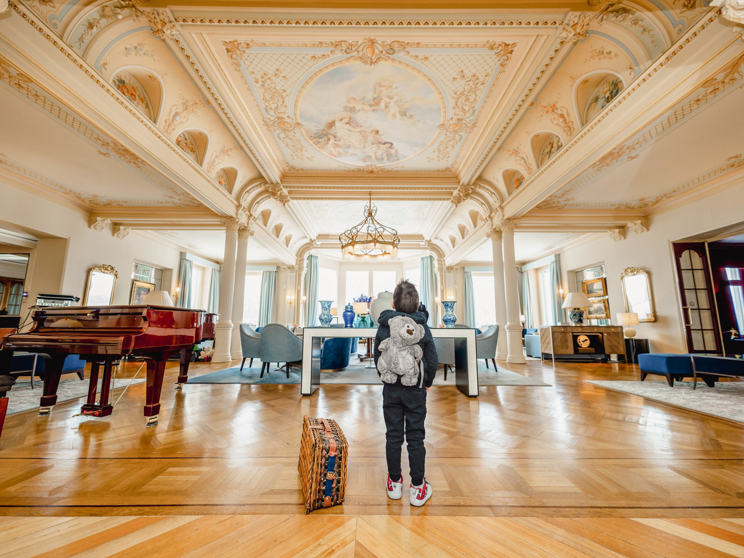 Grand Hotel Kronenhof Pontresina Lobby (3)