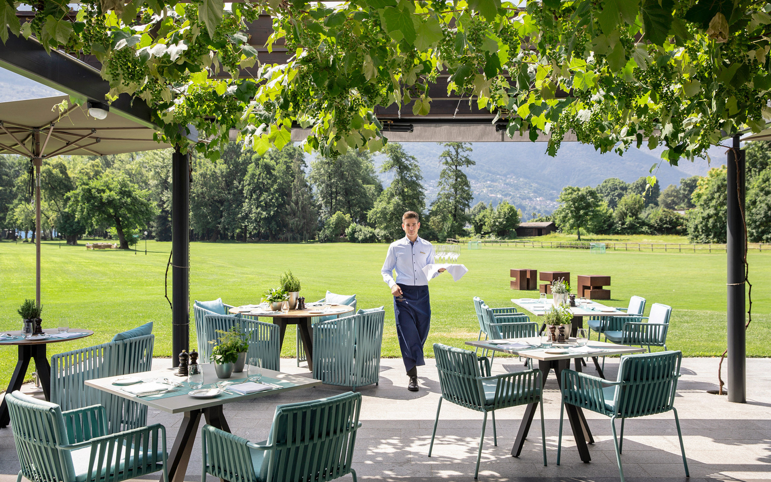 Castello Del Sole Hotel Ascona Restaurant Al Parco