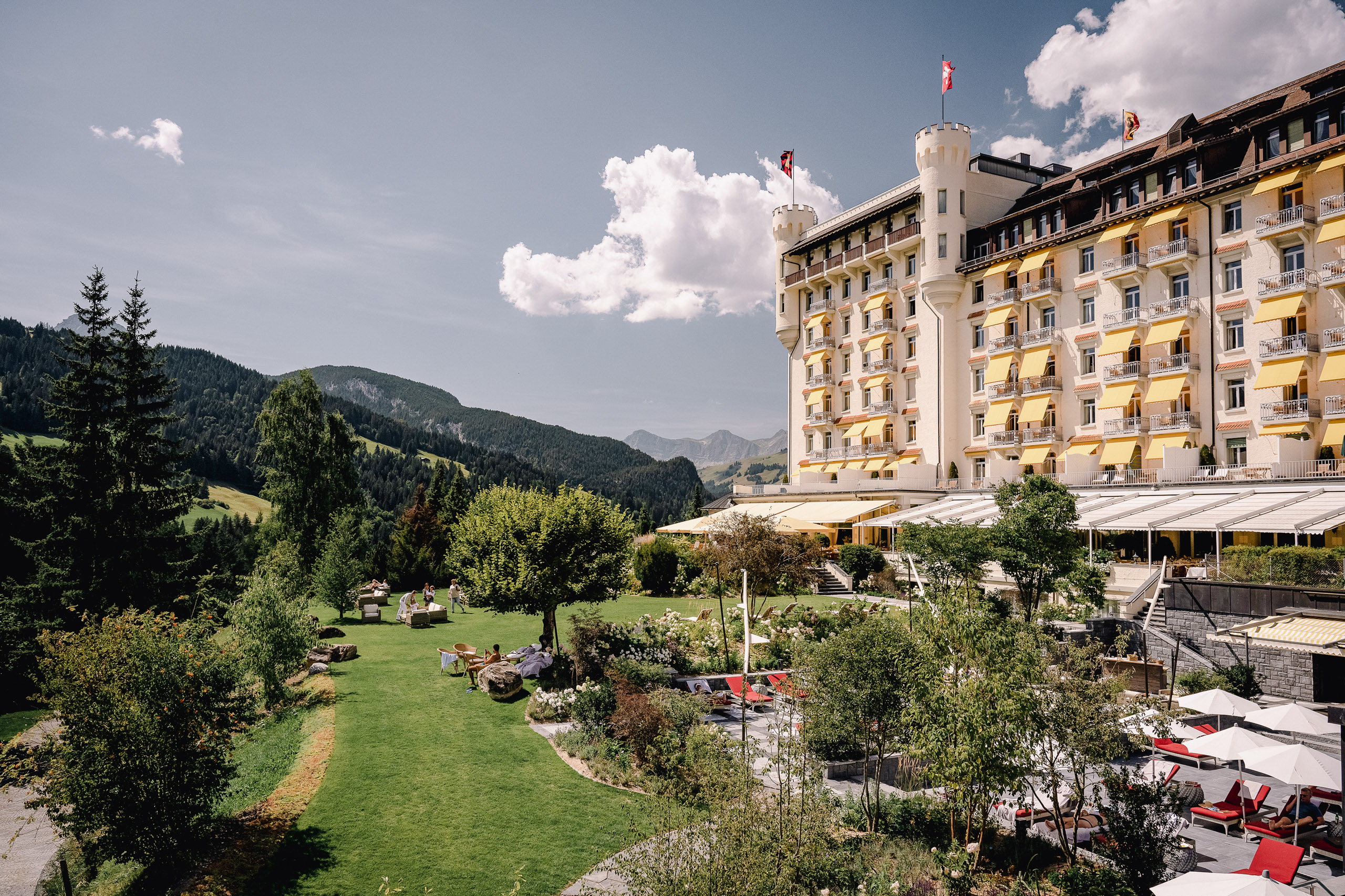 Gstaad Palace Hotel Hotel Garden