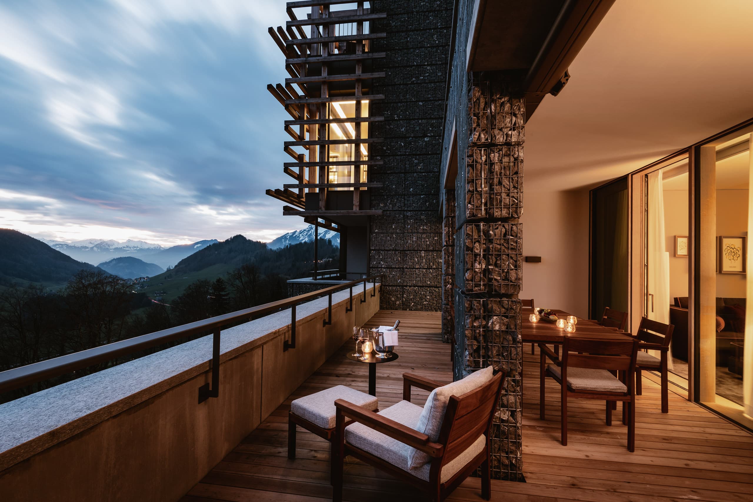 Swiss Deluxe Hotels Buergenstock Resort Lake Lucerne Waldhotel Room Balcony