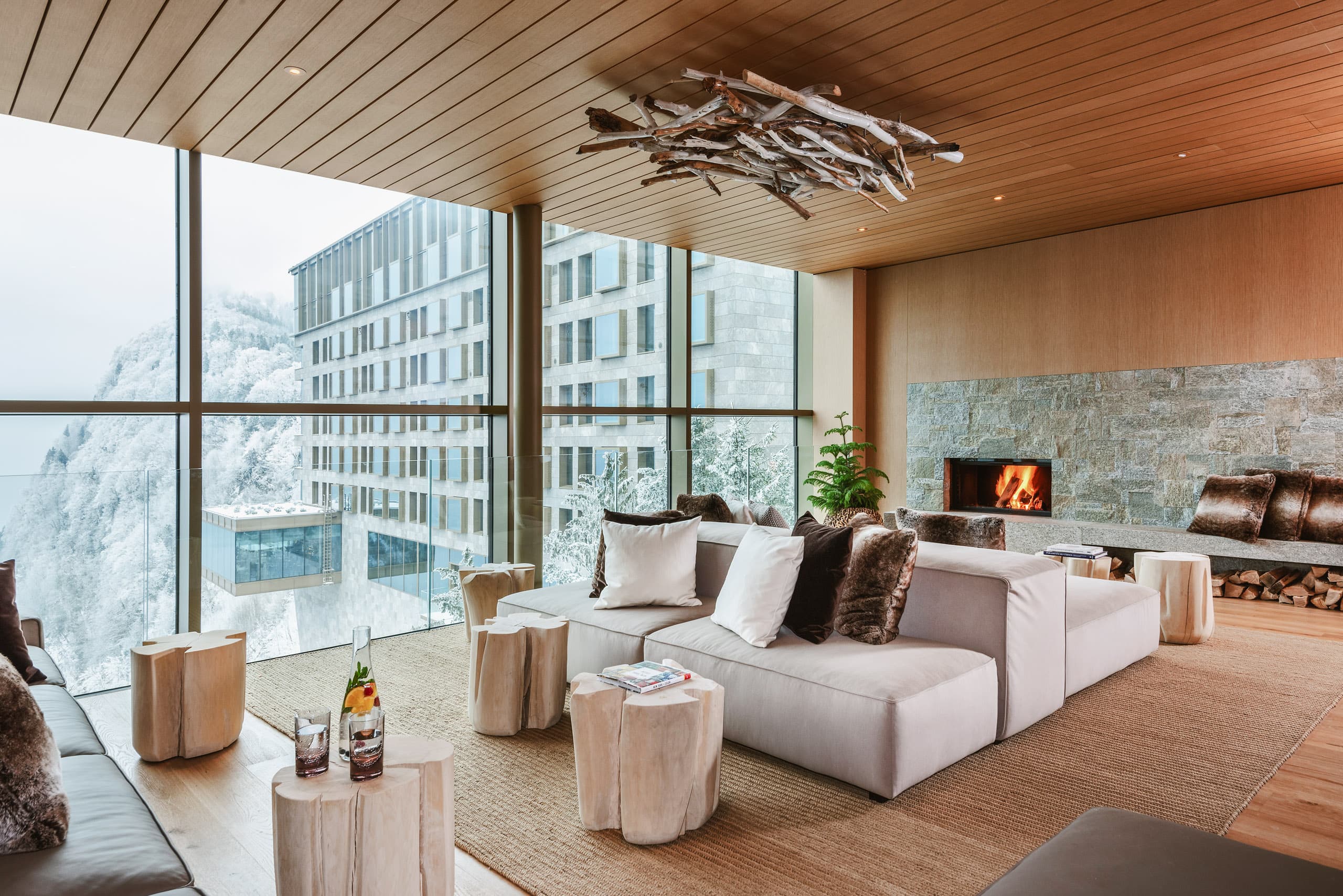 Swiss Deluxe Hotels Buergenstock Resort Lake Lucerne Alpine Spa Silent Room