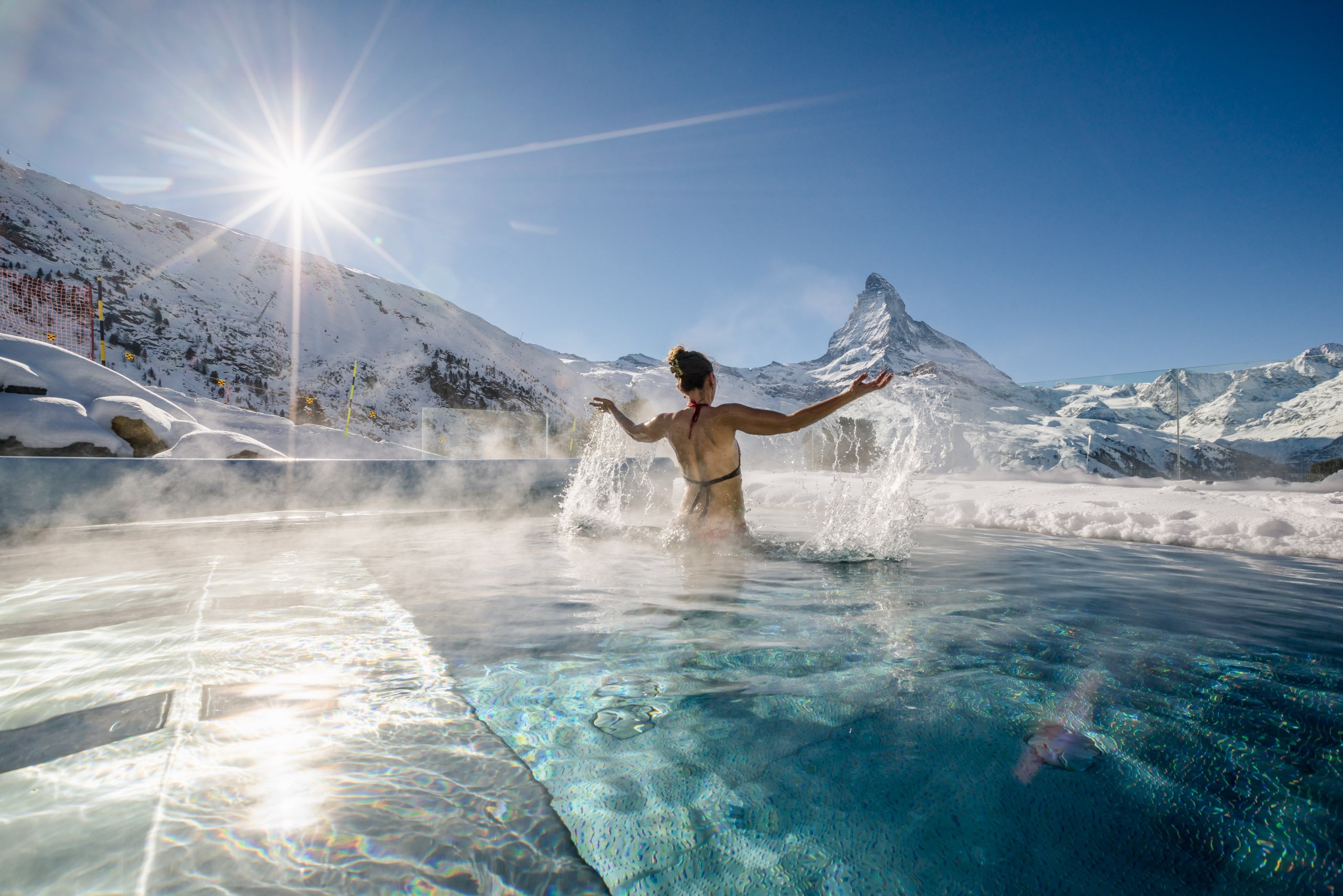 Riffelalp Resort Hotel Zermatt Outdoor Pool