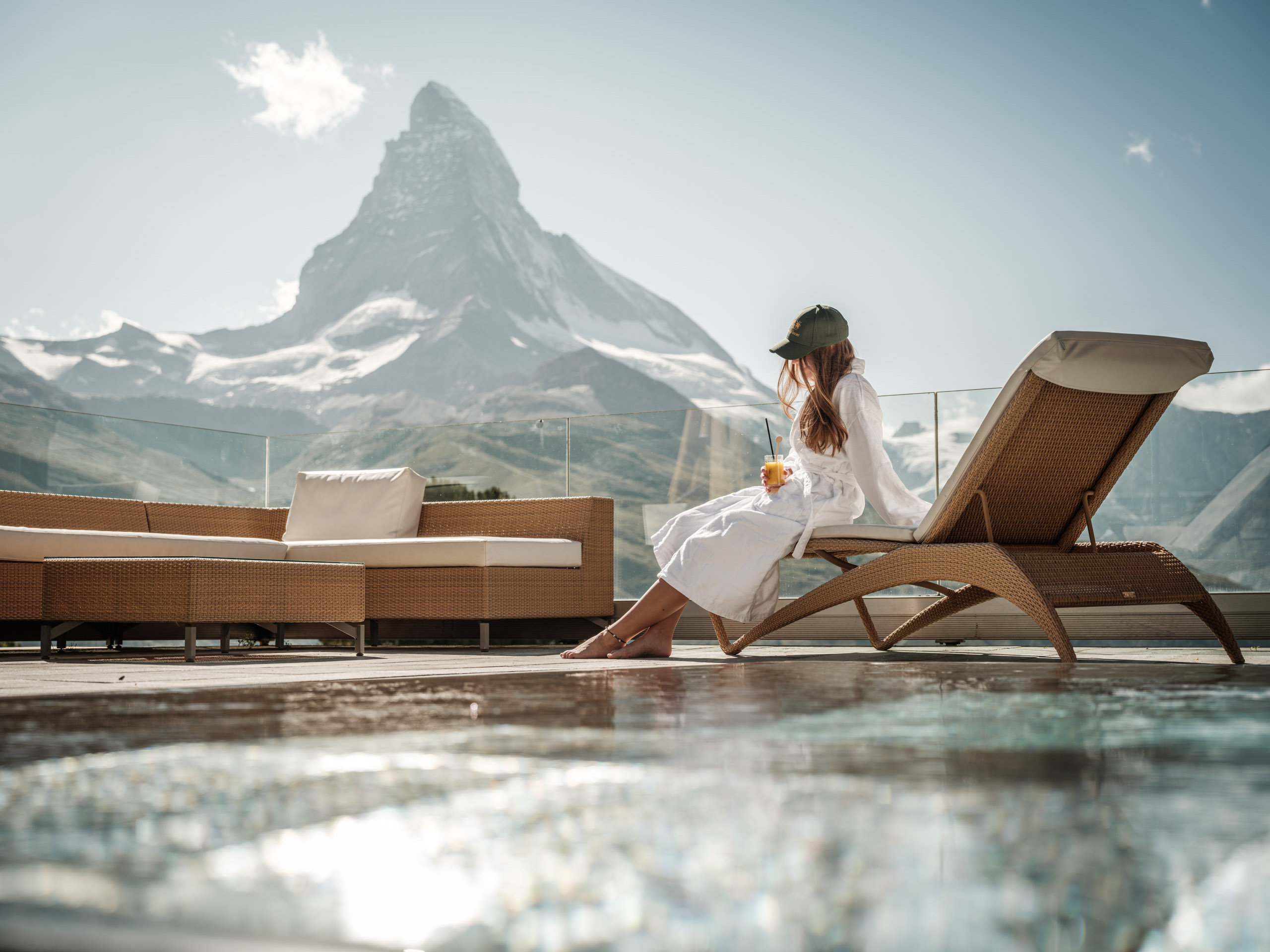 Riffelalp Resort Hotel Zermatt Outdoor Pool 2